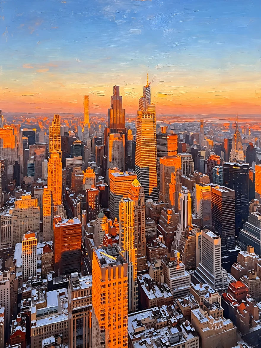 When the city turns gold